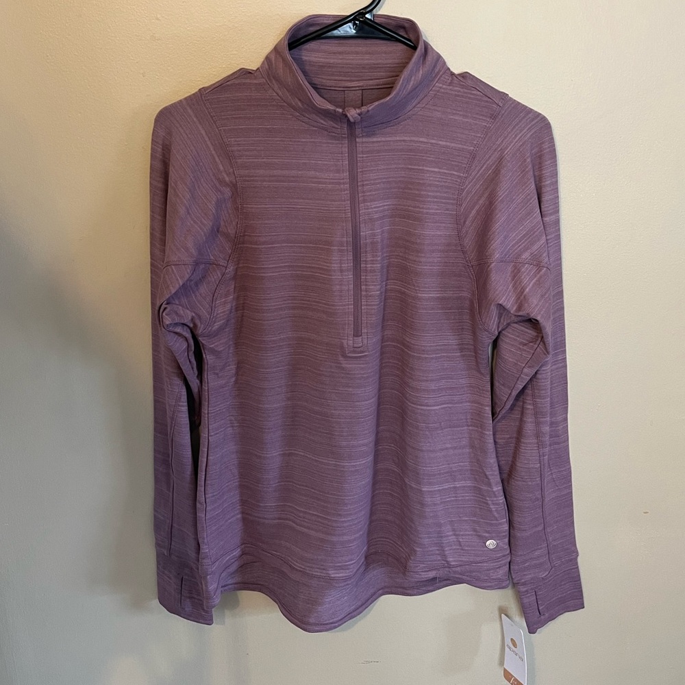 Quarter zip running top